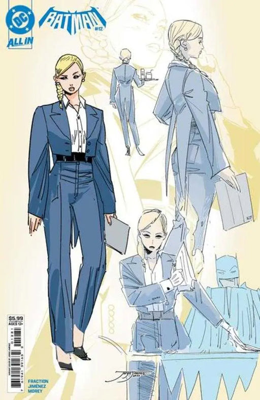 Batman #12 Cover G Jorge Jimenez Verity Pennyworth Design Card Stock Variant DC Comics
