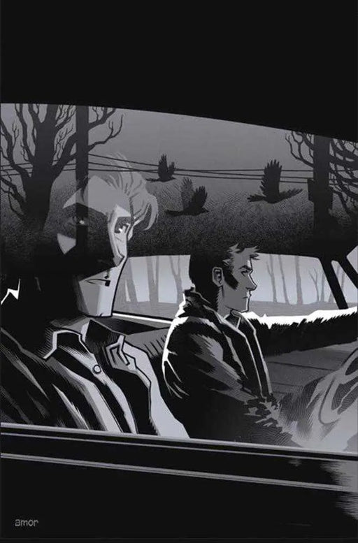 Supernatural #9 Cover K Inc 1:5 John Amor Line Art Full Art Variant Dynamite Entertainment