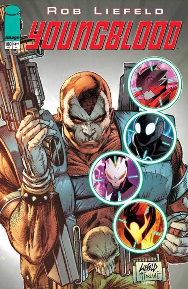 Youngblood #100 3rd Printing Cover B Rob Liefeld Massive Verse Variant Image Comics