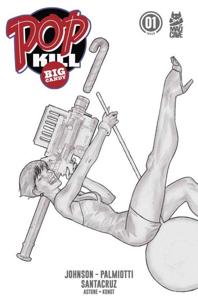 Pop Kill: Big Candy #1 (Of 4) Cover J Inc 1:20 Ben Caldwell Pencil Variant (Mature)