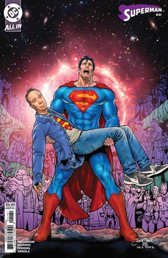 Superman #41 Cover F Jason Badower Stuart Fails To Save The Universe Card Stock Variant (Kingdom Of Zod) DC Comics