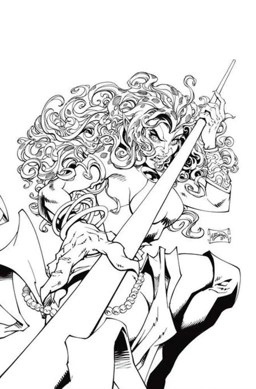 Thundercats Cheetara #1 Cover O Inc 1:7 Will Robson Line Art Full Art Variant Dynamite Entertainment