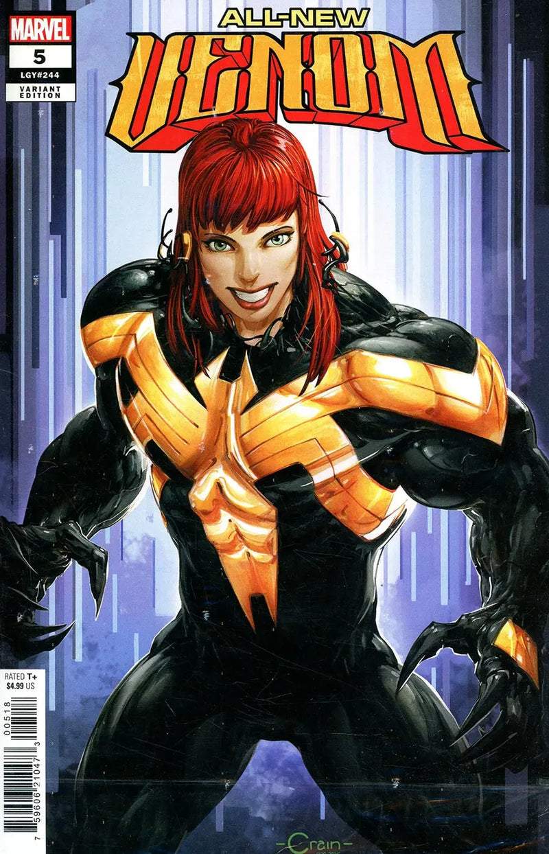 All-New Venom #5 Cover K Incentive Clayton Crain Suspect E Mary Jane Surprise Variant Cover Marvel Comics