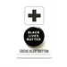 BLACK LIVES MATTER BLM pinback button