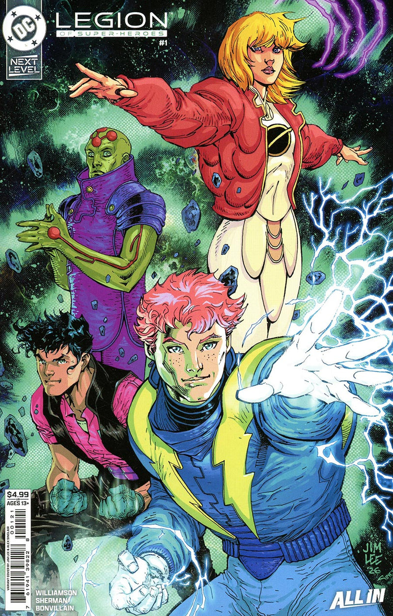 Legion Of Super Heroes #1 Cover B Jim Lee Card Stock Variant