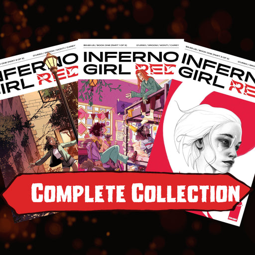 Inferno Girl Red Comic Bundle