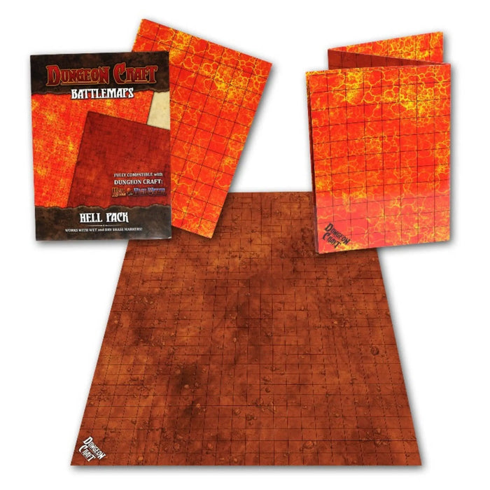 BattleMap: Hell RPG battle map for DnD 1985 Games