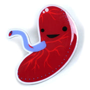 Placenta Lapel Pin - Baby's First Roommate Revenge Of