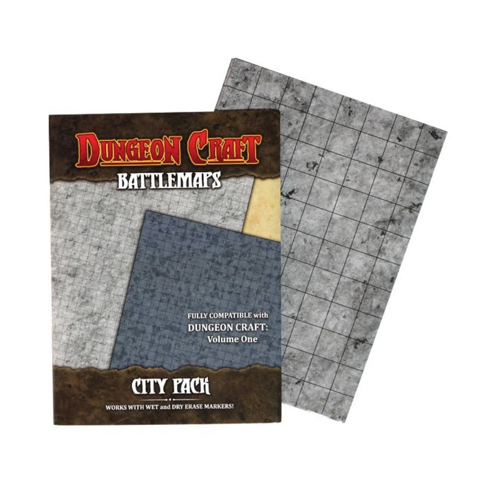 BattleMap: City battle map - TTRPG Terrain 1985 Games