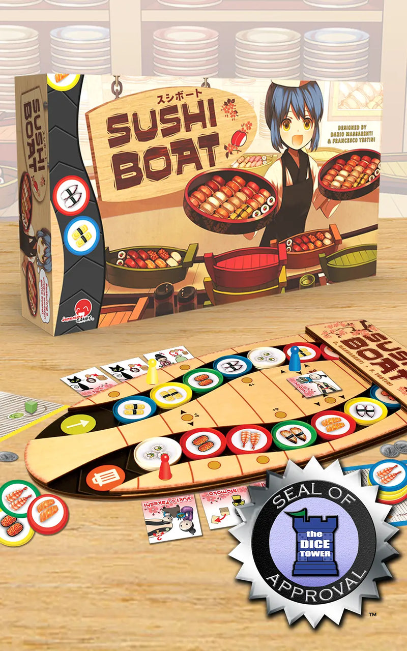 Sushi Boat - Boardgame Japanime Games