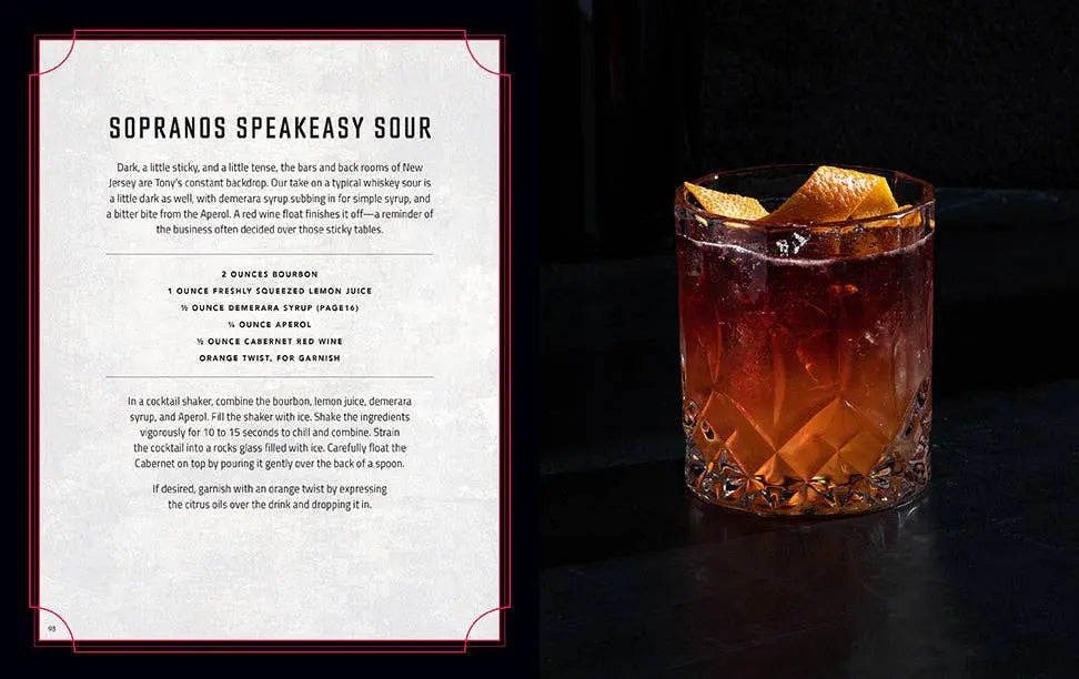 The Sopranos: The Official Cocktail Book Insight Editions - #1 Pop Culture Publisher
