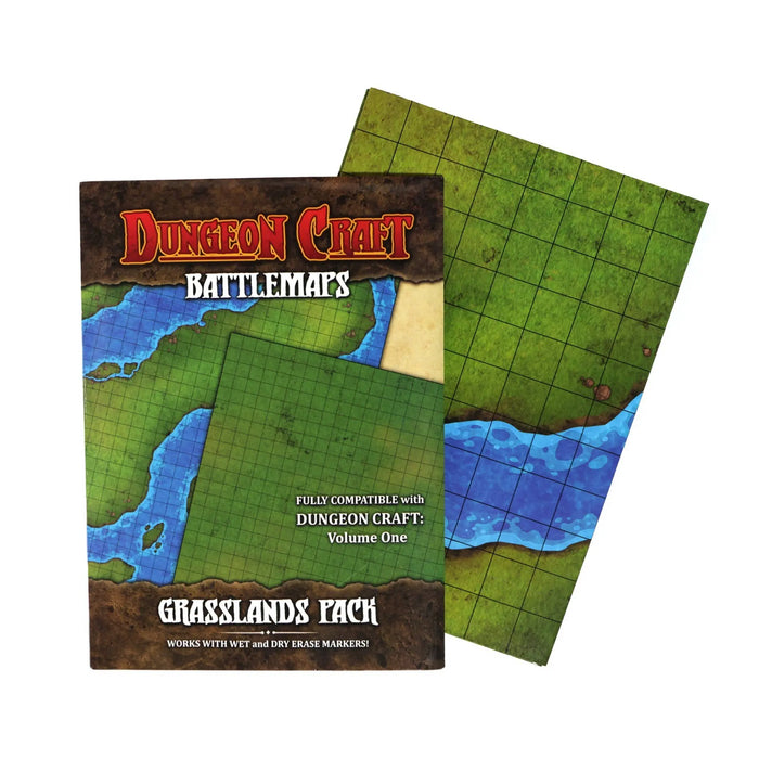 BattleMap: Grasslands battle map for DnD 1985 Games