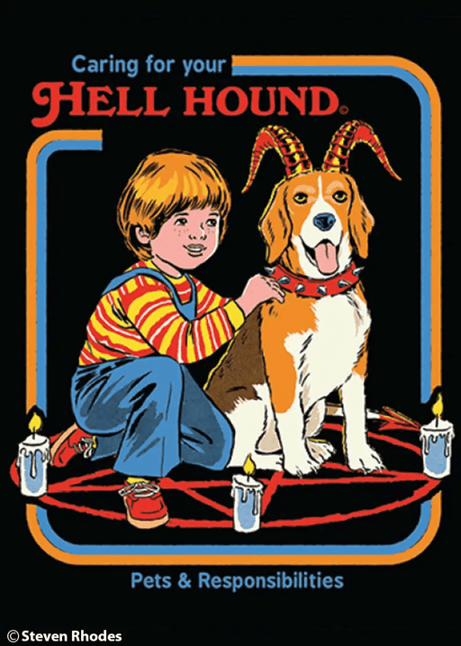 Magnet - Caring for Your Hell Hound