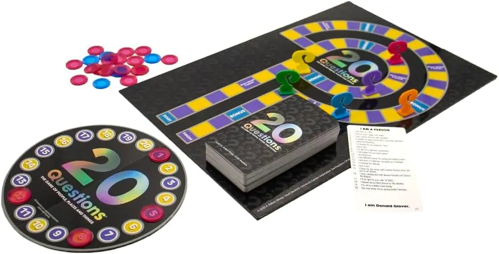 20 Questions The Original Game of People Places and Things from University Games, for 2 to 6 Players Ages 12 and Up