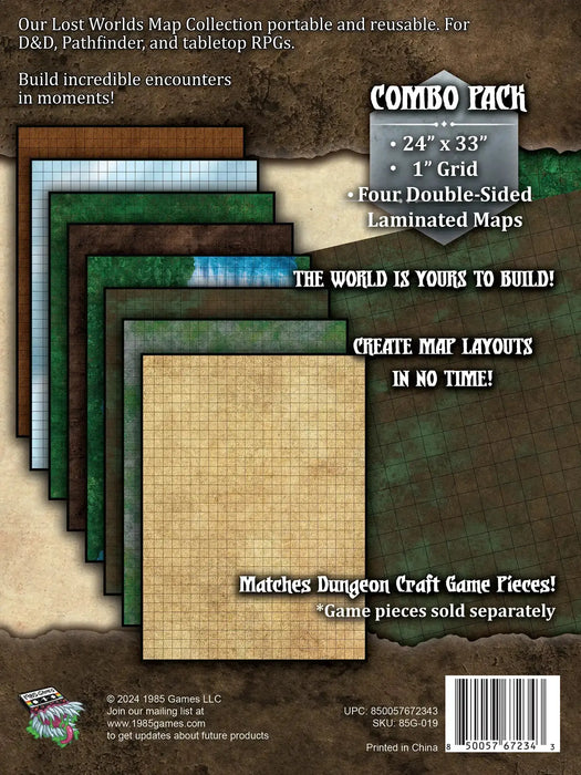 BattleMap: Lost World 4 Map Pack 1985 Games