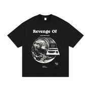 The Last World Wide Access [Black/White] - Essential Heavyweight Cotton T-Shirt Revenge Of
