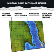 BattleMap: Grasslands battle map for DnD 1985 Games