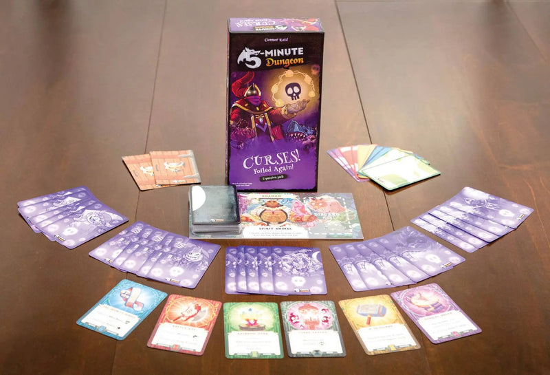5 Minute Dungeon Curses! Foiled Again! Expansion Outset Games and Cobble Hill Puzzles