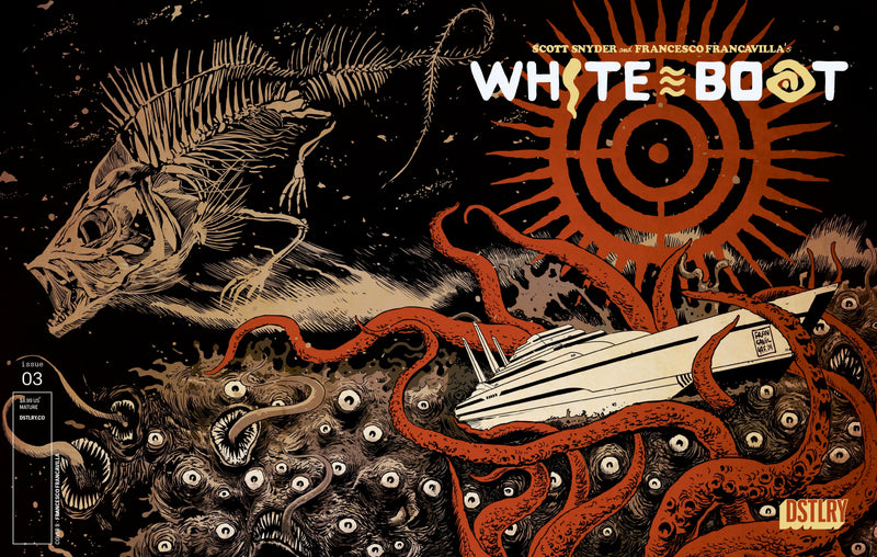 White Boat #3 Cover B Francesco Francavilla Variant DSTLRY