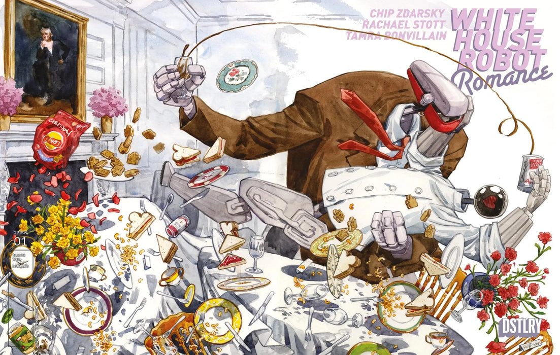 White House Robot Romance #1 Jill Thompson Variant DSTLRY