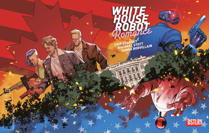 White House Robot Romance #3 Cover A Rachael Stott DSTLRY