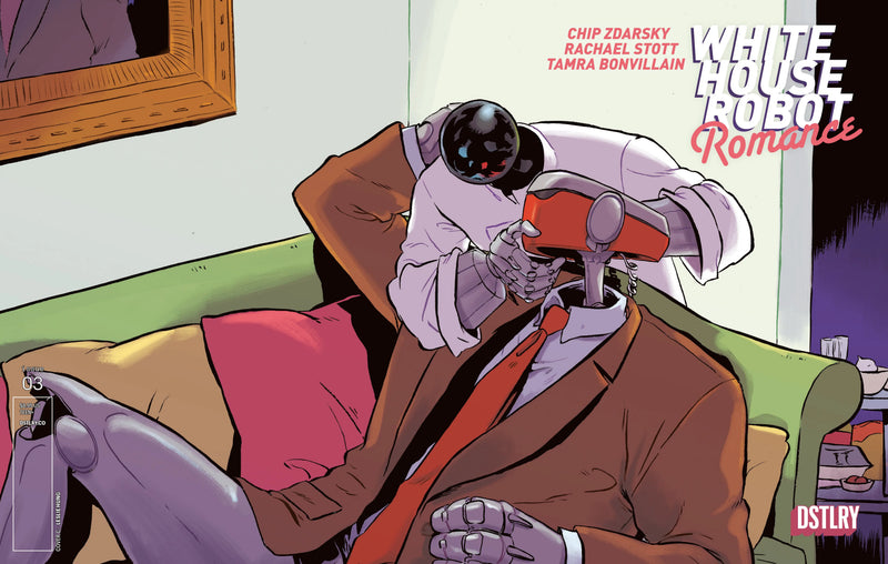 White House Robot Romance #3 Cover C Leslie Hung 5 Copy Variant DSTLRY