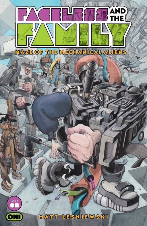 Faceless And The Family Maze Of The Mechanical Aliens #2 Cover B Farel Dalrymple Variant Oni Press