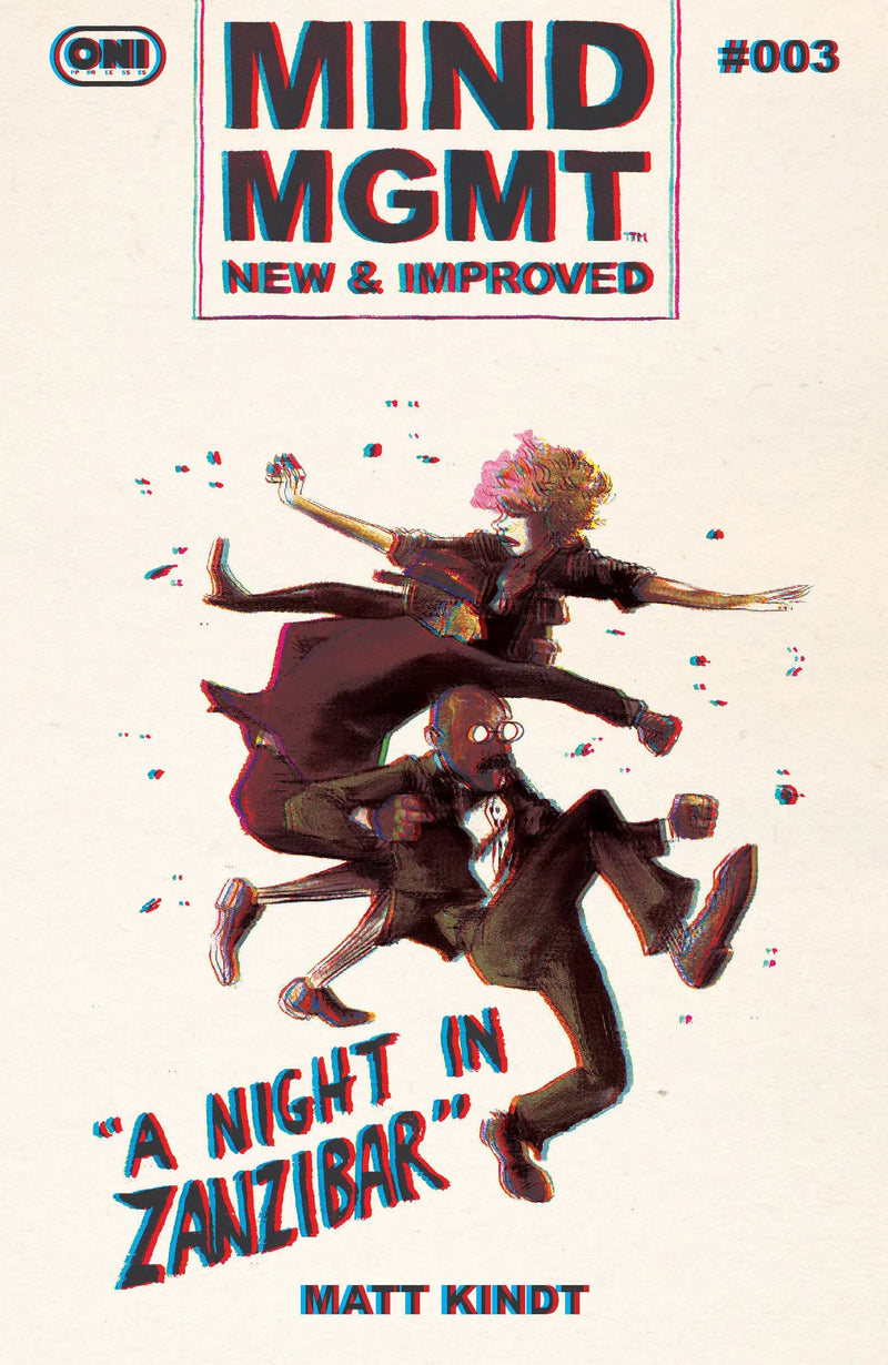 Mind Mgmt New & Improved #3 Cover E Inc 1:20 Matt Kindt 3 D Variant Oni Press