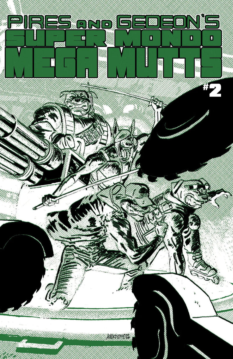 Super Mondo Mega Mutts #2 Cover B Alex Diotto Homage Variant Oni Press