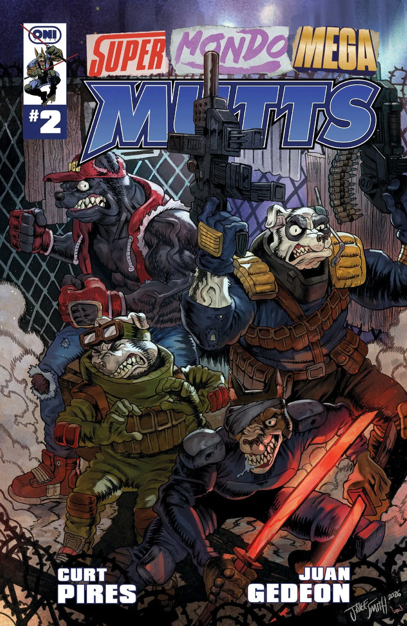 Super Mondo Mega Mutts #2 Cover D Jake Smith Variant Oni Press