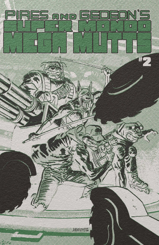 Super Mondo Mega Mutts #2 Cover E Alex Diotto Foil Variant Oni Press