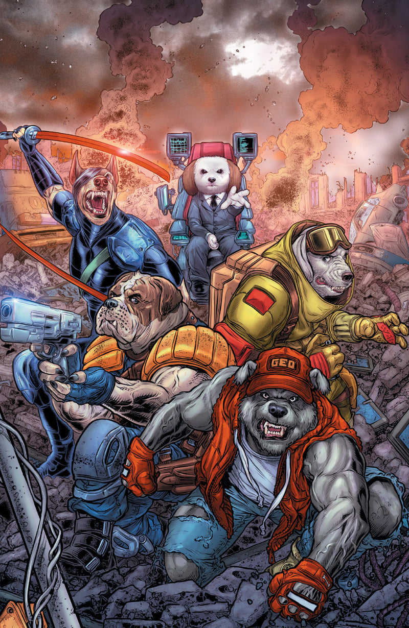 Super Mondo Mega Mutts #3 Cover E Inc 1:20 Juan Jose Ryp Full Art Variant