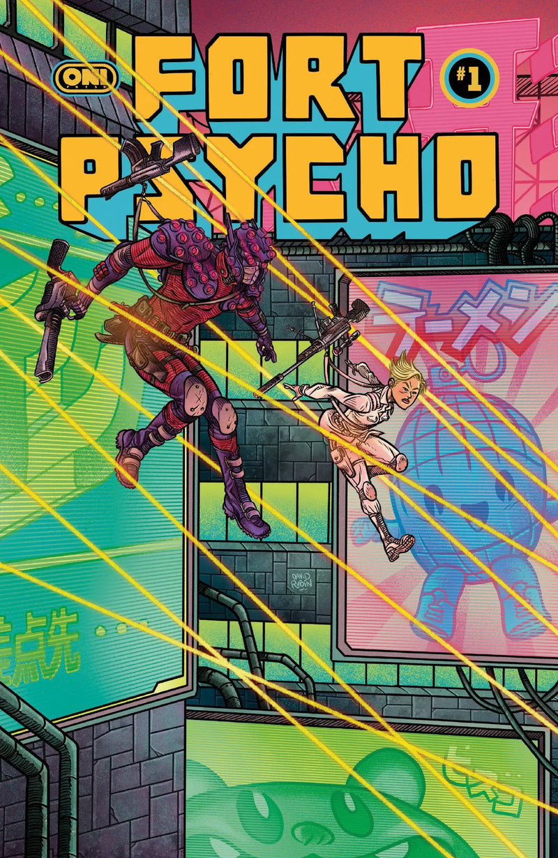 Fort Psycho #1 Cover G 1 in 10 David Rubin Variant Oni Press