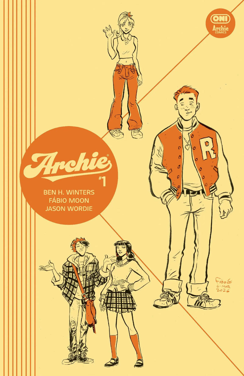 Archie #1 Cover V Fábio Moon Local Comic Shop Day Variant Oni Press