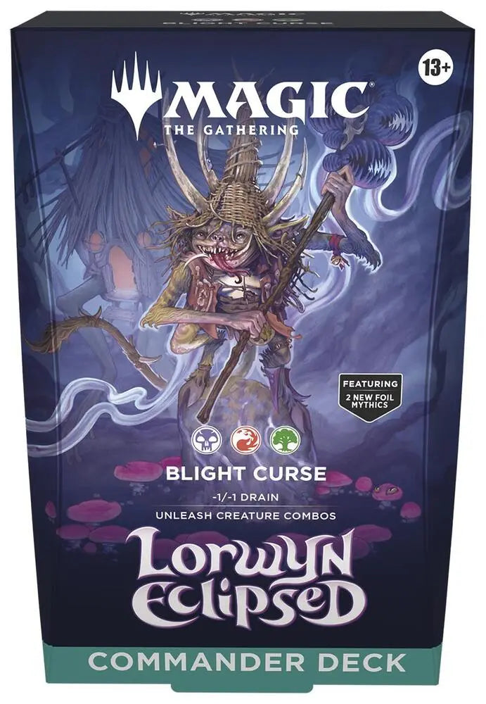 Magic the Gathering CCG: Lorwyn Eclipsed Commander Deck (Blight Curse) Wizards of the Coast