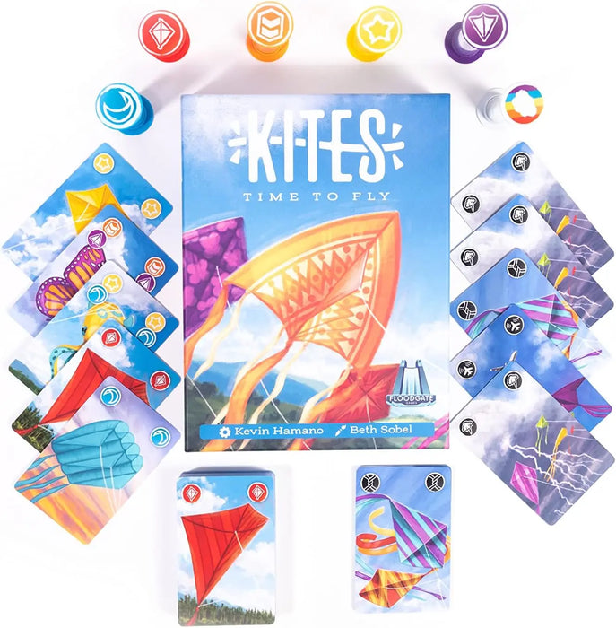 Kites - Time to Fly! | Fun Family Games for Adults, Teens & Kids | Fun Quick Party Games | 10 Minutes | Ages 10 and Up | for 2 to 6 Players | Easy to Learn