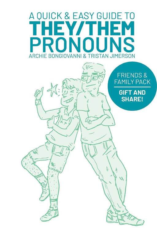 A Quick and Easy Guide to They/Them Pronouns: Friends & Family Bundle 5Pk 🏳️‍🌈