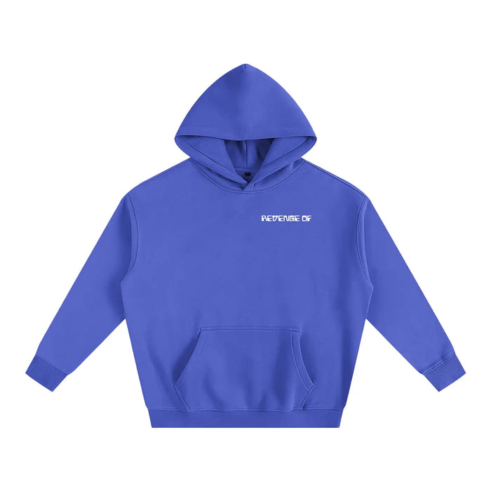 Computer Swamp [Klein Blue] - Oversize Fleeced Hoodie Revenge Of