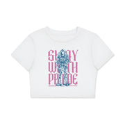 Slay With Pride - Fitted Crop ODMPOD
