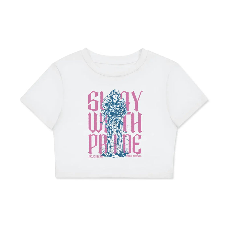 Slay With Pride - Fitted Crop ODMPOD