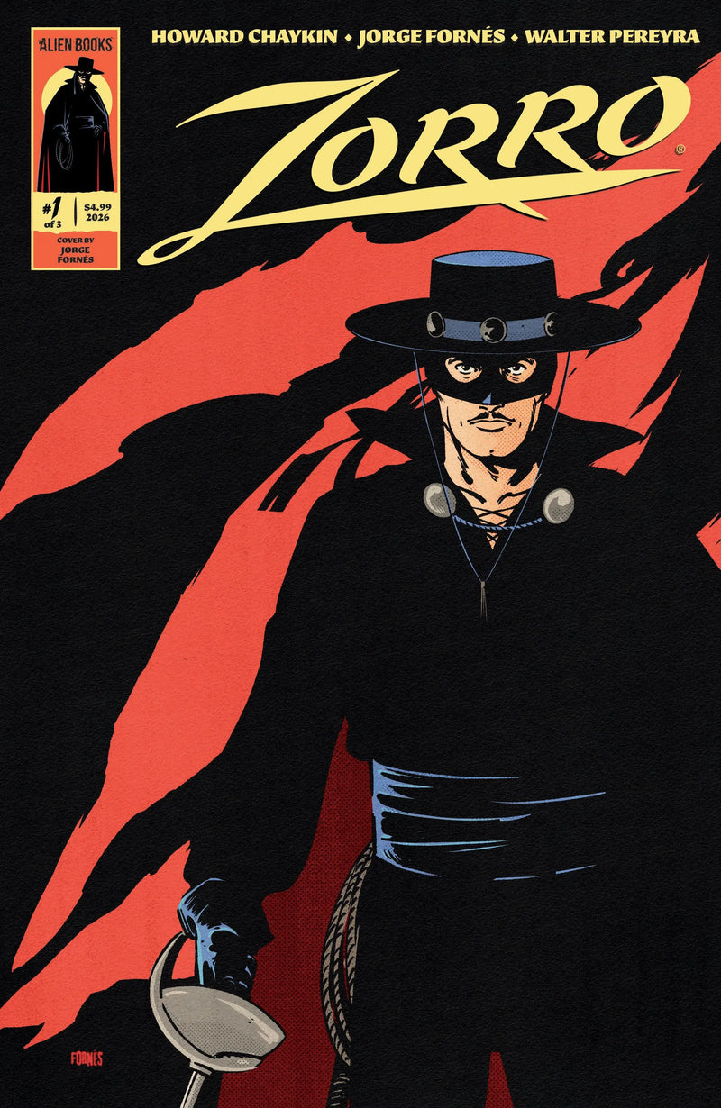 Zorro #1 Cover A (Fornés) IDW Publishing
