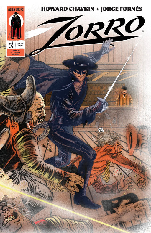 Zorro #2 Cover A (Moore Wraparound Variant) IDW Publishing