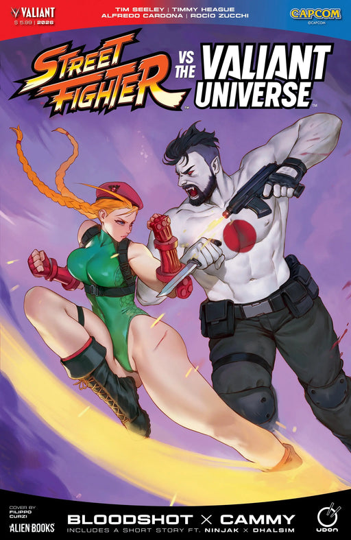 Street Fighter vs. The Valiant Universe Special Cover A (Curzi) IDW Publishing
