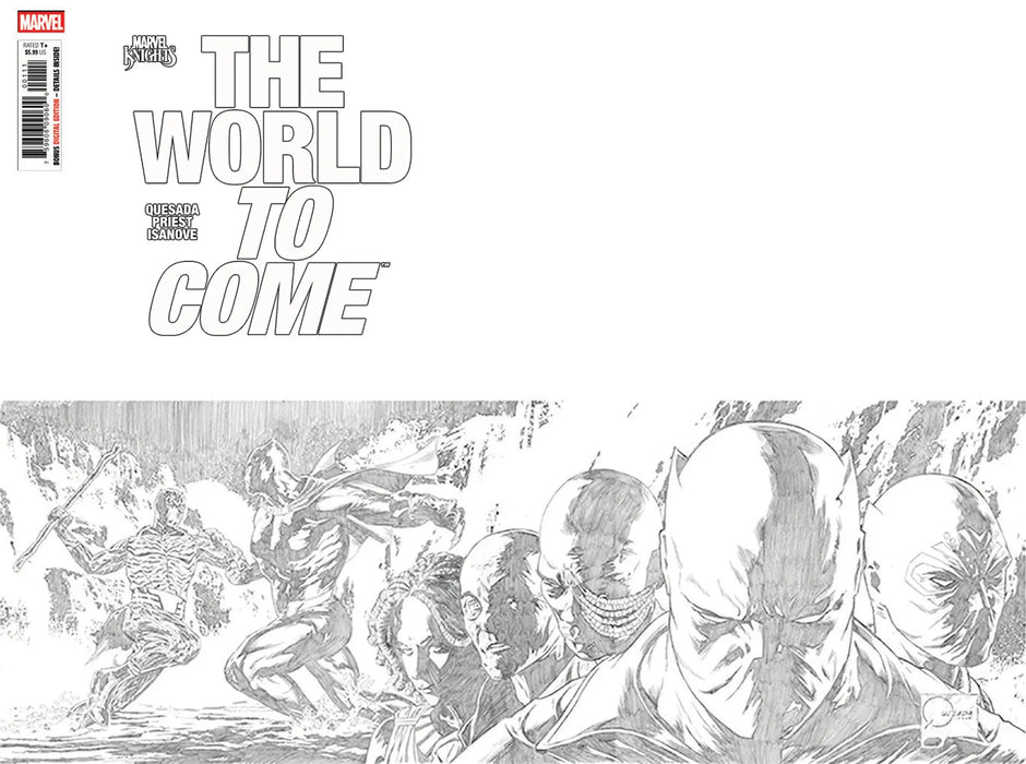 Marvel Knights: The World To Come #1 Joe Quesada Ratio Virgin 2nd Print Variant Marvel Comics