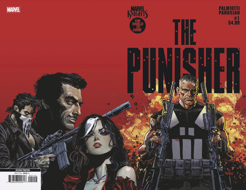 Marvel Knights: Punisher #1 Dan Panosian 2nd Printing Variant Marvel Comics