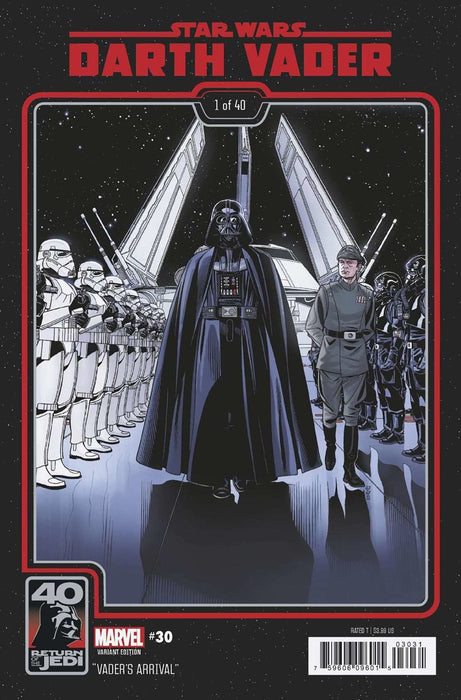 Star Wars: Darth Vader 30 Sprouse Return Of The Jedi 40Th Anniversary Variant