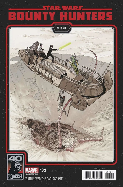 Star Wars: Bounty Hunters 32 Sprouse Return Of The Jedi 40Th Anniversary Variant