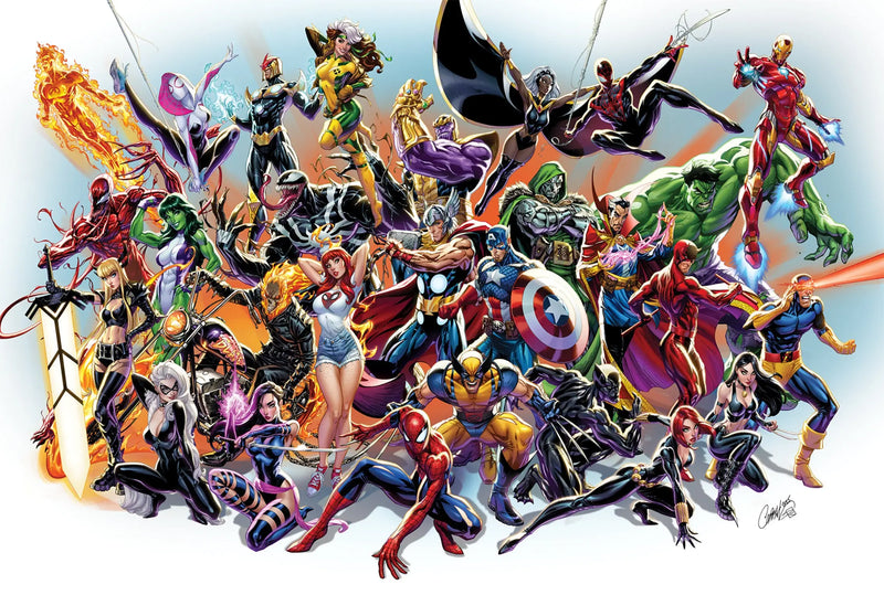 Marvel Universe By J. Scott Campbell Poster Marvel Comics