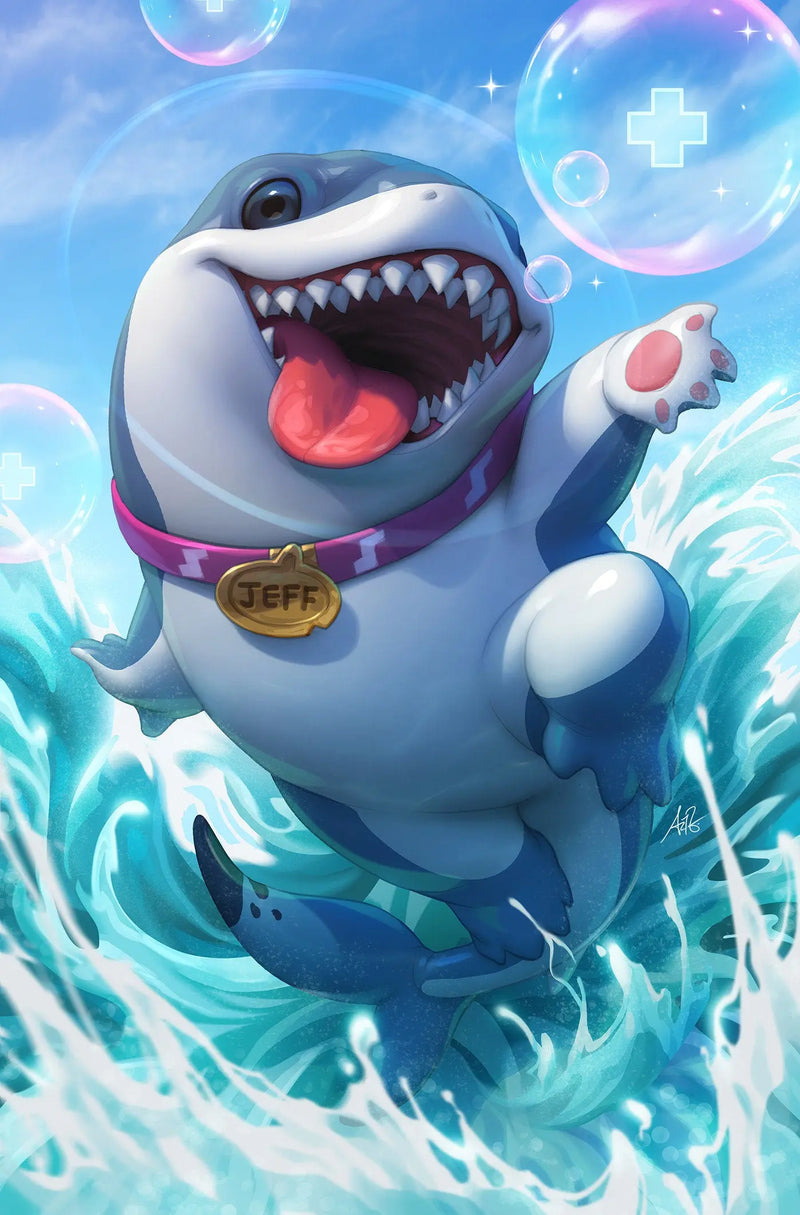 Jeff The Land Shark By Artgerm Poster Marvel Comics