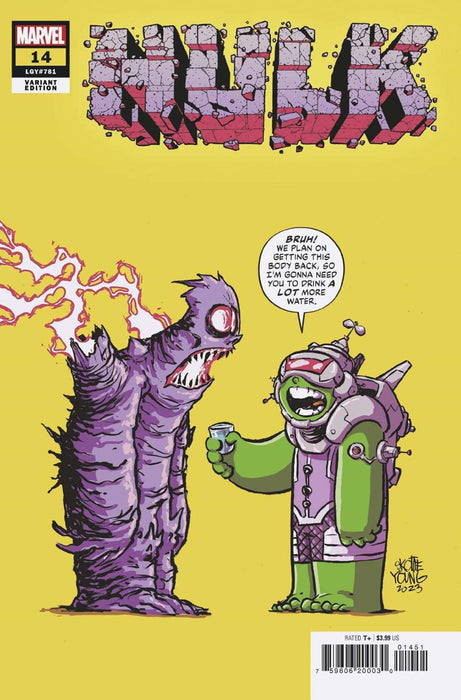 Hulk 14 Skottie Young Variant